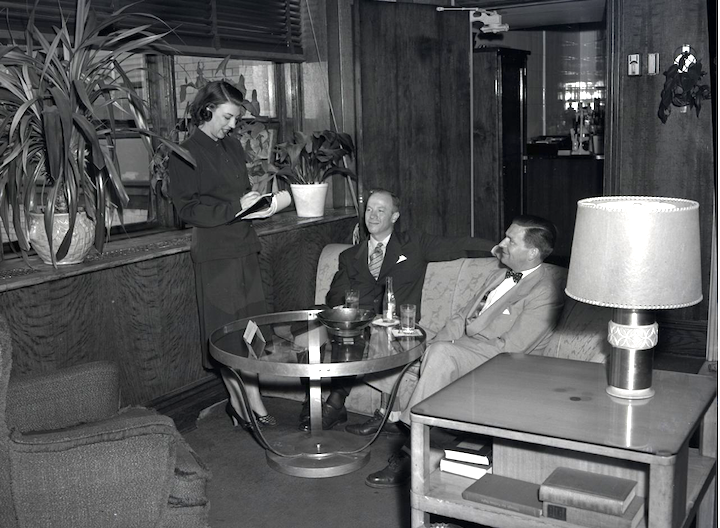 American Airlines opened the first invitation-only airport lounge in 1939. They named it the Admirals Club.